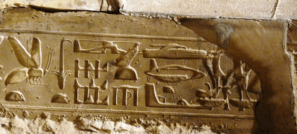 Ancient Egyptian airplane artifact