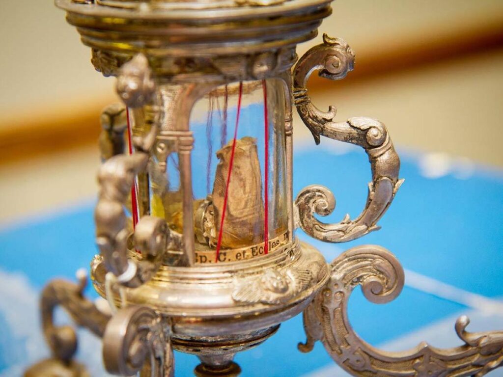 Hand of Saint Augustine relic Pavia